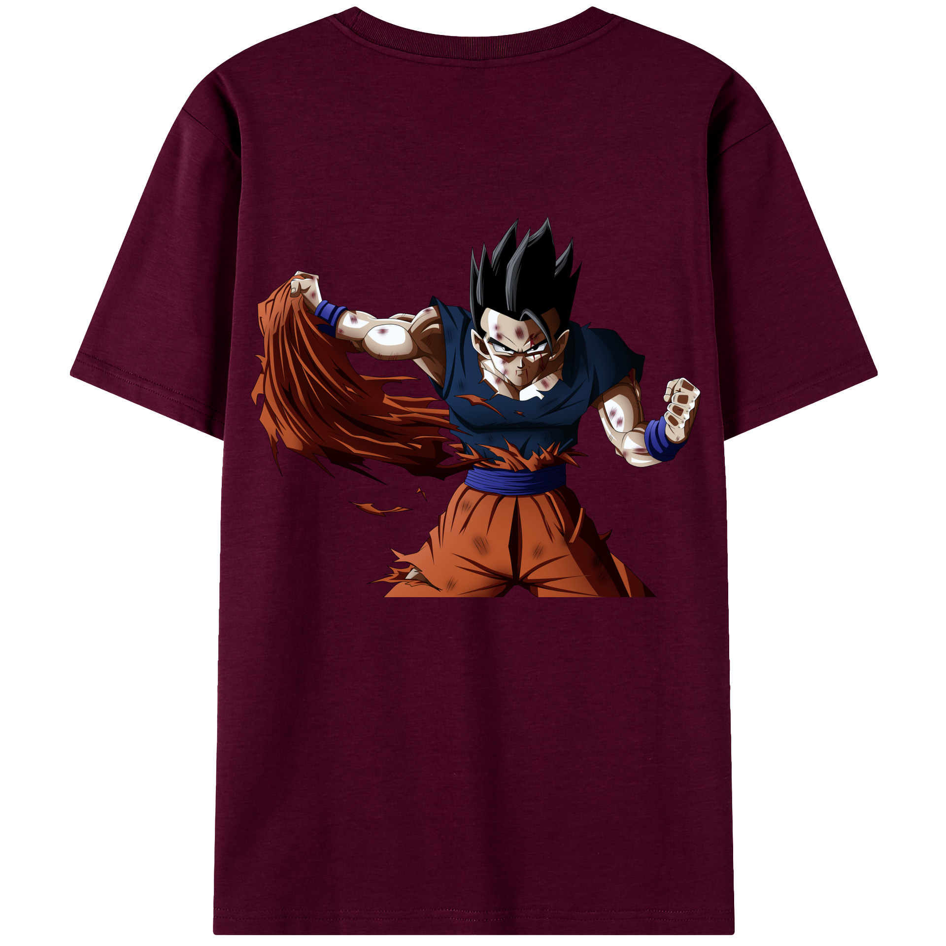 （画像用） ドラゴンボール ベジータ四世（Bejīta Yonsei）DRAGON BALL Vegeta IV レディース半袖Tシャツ(バックプリント)